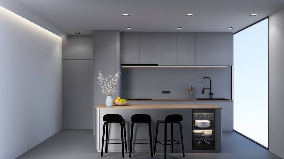 3D Perspective - รับขึ้นโมเดล 3D (sketchup) และทำ Perspective render. - 1