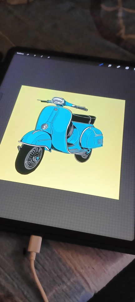 Gambar dan Ilustrasi - MANUAL VECTOR TRACING / REDRAW ADOBE ILUSTRATOR DAN PROCREATE - 8