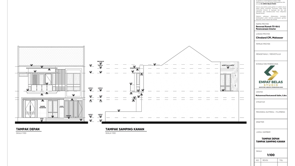 CAD Drawing - JASA GAMBAR CAD IMB DAN KONSEP AWAL - 5