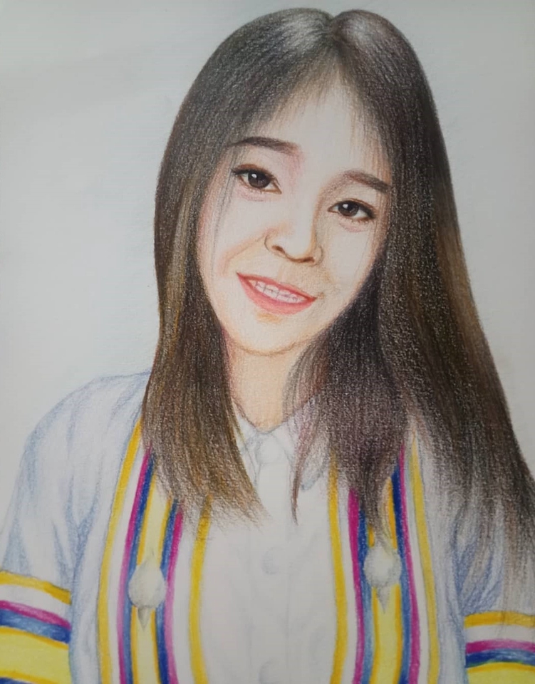 วาดภาพเหมือน Portrait - รับวาดภาพเหมือน ดินสอ ปากกา สีไม้ สีอะคริลิค สีน้ำมัน Portrait คน สัตว์ ดอกไม้ วิว - 11