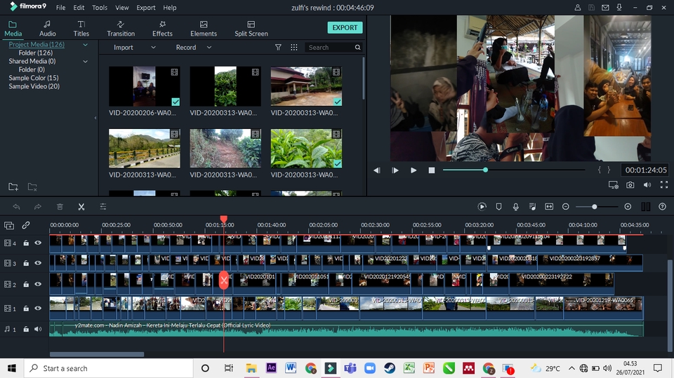 Video Editing - 1 HARI JADI, EDIT VIDEO TUGAS, PROMOSI, AFTERMOVIE - 5