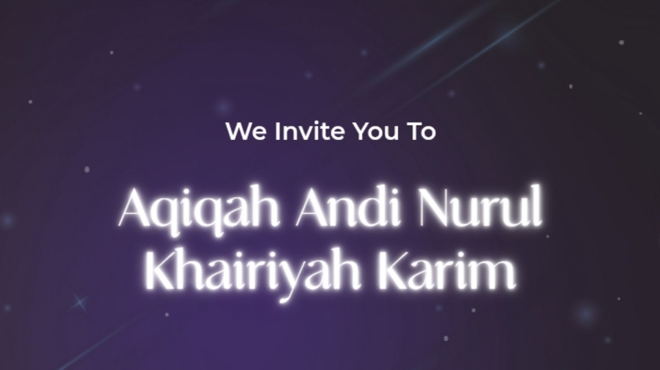Jasa desain website profesional untuk Aqiqah Andi Nurul Khairiyah Karim.