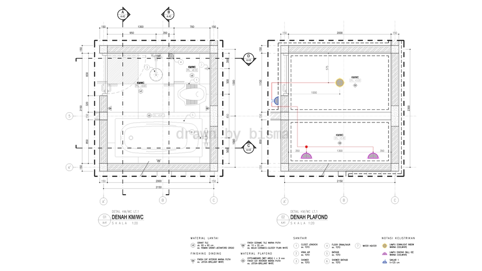 CAD Drawing - Gambar Kerja/DED/Cad Drawing Arsitektural - 11