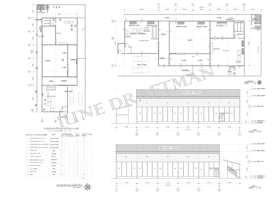 เขียนแบบวิศวกรรมและออกแบบโครงสร้าง - รับเขียนแบบ,ดราฟแบบ2D,3D ขออนุญาตและก่อสร้าง - 5