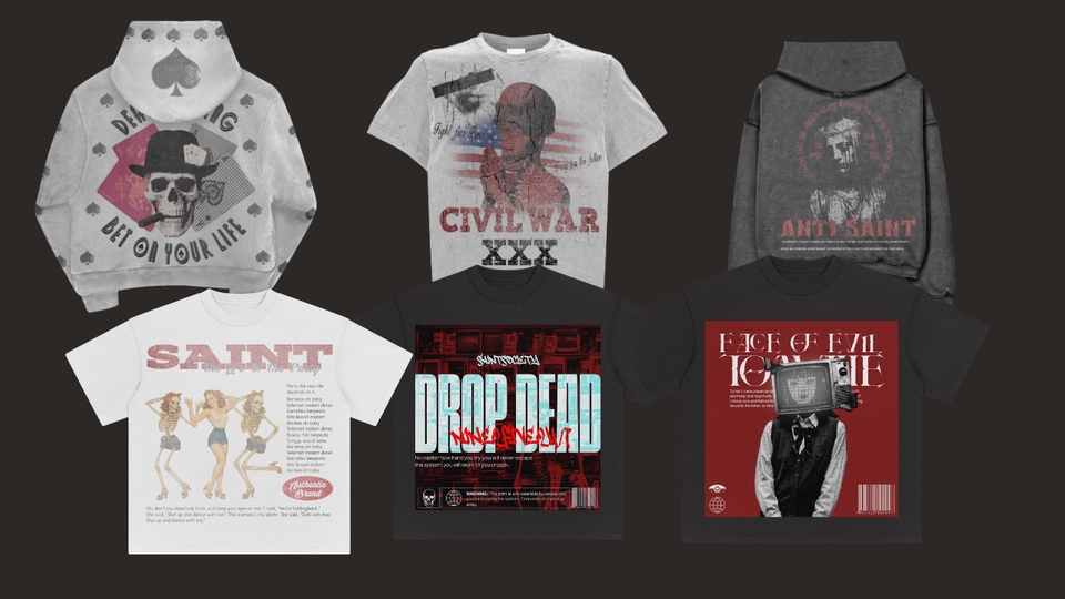 Desain kaos distro custom, desain baju, motif kaos unik, jasa desain baju online, harga terjangkau.