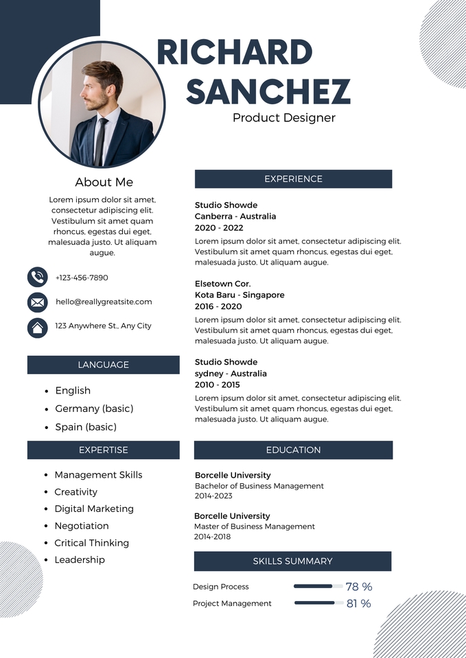 Portfolio & Resume - Upgrade CV (Portfolio & Resume) - 12 Jam Beres - 5
