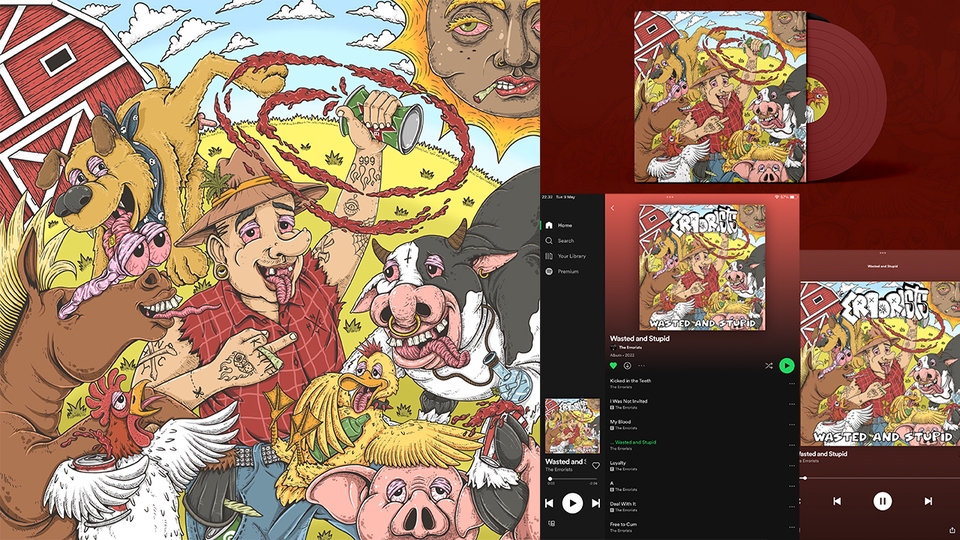 Gambar dan Ilustrasi - Gambar Ilustrasi Untuk Album Cover Art - 3