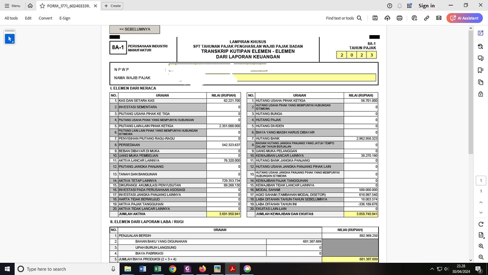 Jasa laporan keuangan online, jasa konsultasi laporan keuangan, penyusunan laporan keuangan, jasa pembukuan keuangan, membuat laporan keuangan, konsultan keuangan, konsultan pajak, jasa konsultasi pajak