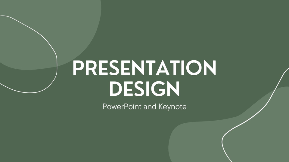 Presentation - Presentation design for for students, learning materials and business - 1