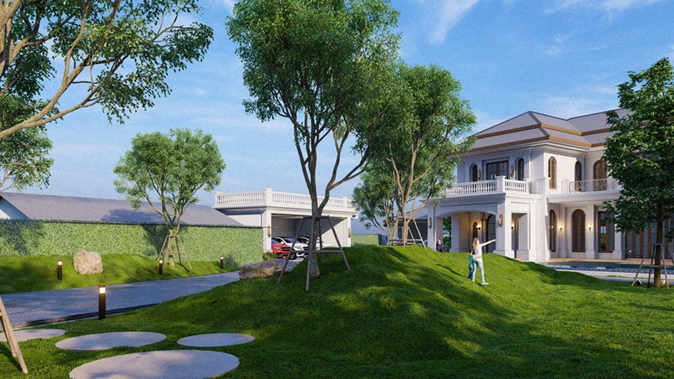 ออกแบบภูมิทัศน์และตกแต่งสวน - Landscape design & Render perspective - 1