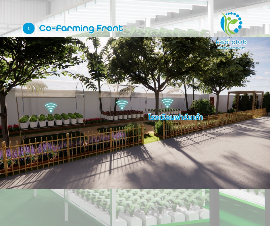 ทำโมเดล 3D - โมเดล 3D สำหรับวางผังพื้นที่เกษตร พื้นที่สีเขียว งานฟาร์มบนดาดฟ้า ฟาร์มคาเฟ่ - 7