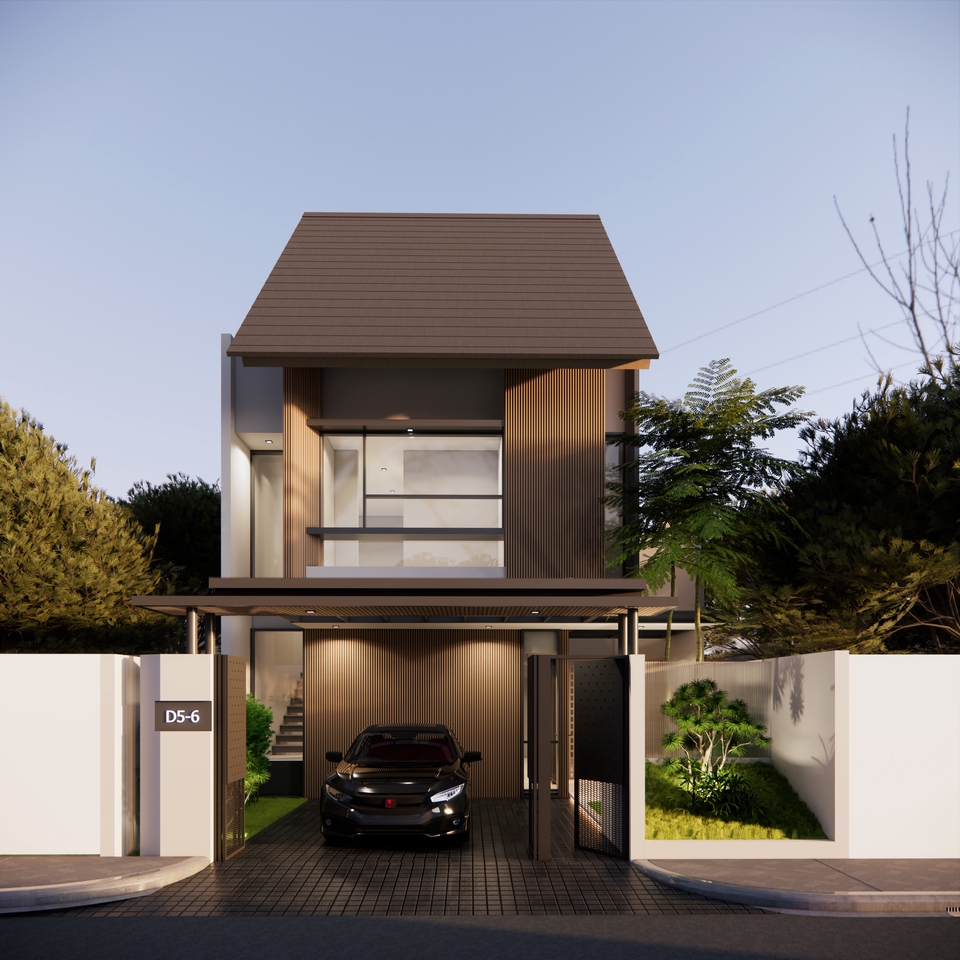 3D & Perspektif - Arsitek , Desain Arsitektur , Desain Rumah - 10