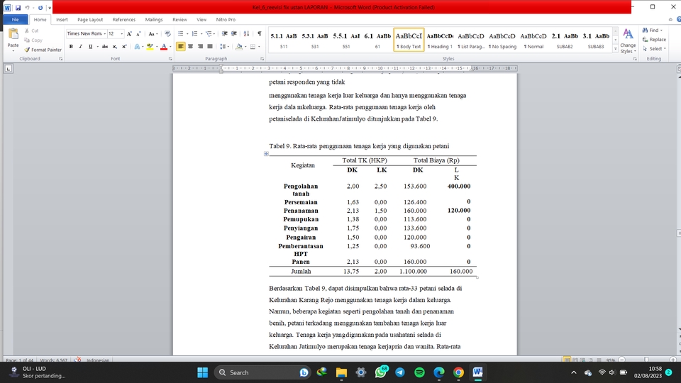 Pengetikan Umum - Jasa pengetikan (microsoft word) - 6