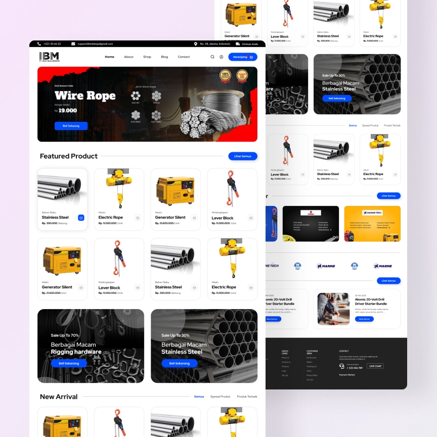 Desain Web - Desain Website / Landing Page Murah ( UI/UX ) - 7