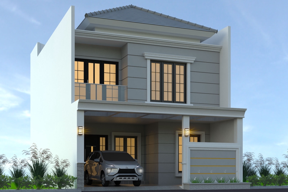 3D & Perspektif - Jasa Desain Rumah Arsitek 3D Rendering Visualisasi  - 9