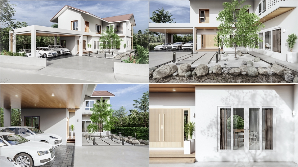 3D Perspective - รับทำภาพ / ออกแบบ / ปรึกษา งาน 3D Perspective / 3D Animation บ้าน, ตึกแถว, คอนโด, โรงแรม, Interior - 30