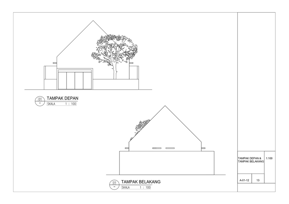 CAD Drawing - Jasa Gambar Kerja (Shop Drawing) - IMB  - 4