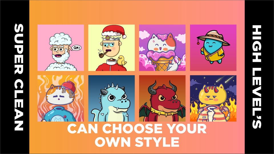Gambar dan Ilustrasi - high end character design for NFT or mascot - 2