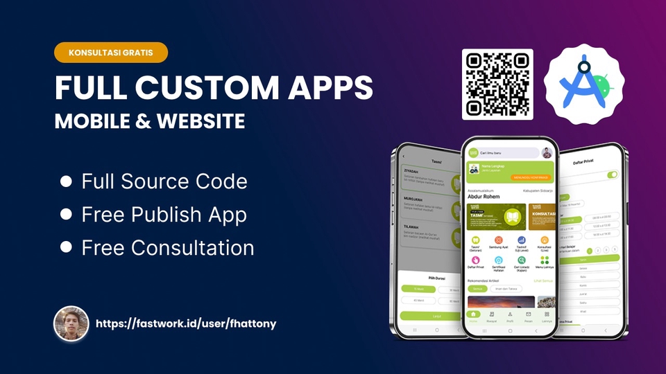 Jasa Pembuatan Aplikasi Mobile Profesional - Jasa Pembuatan & Maintenance App Android Native (Kotlin/Java) Full Custom