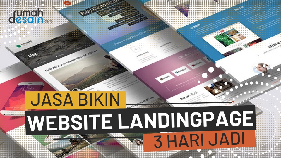 Web Development - Desain Landingpage Premium Gratis Hosting + Domain (3 Hari Jadi) - 1