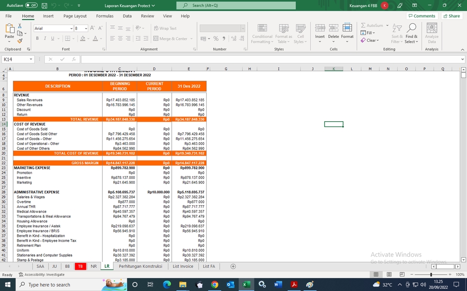 Akuntansi dan Keuangan - Laporan Keuangan Berbasis Excel - 4