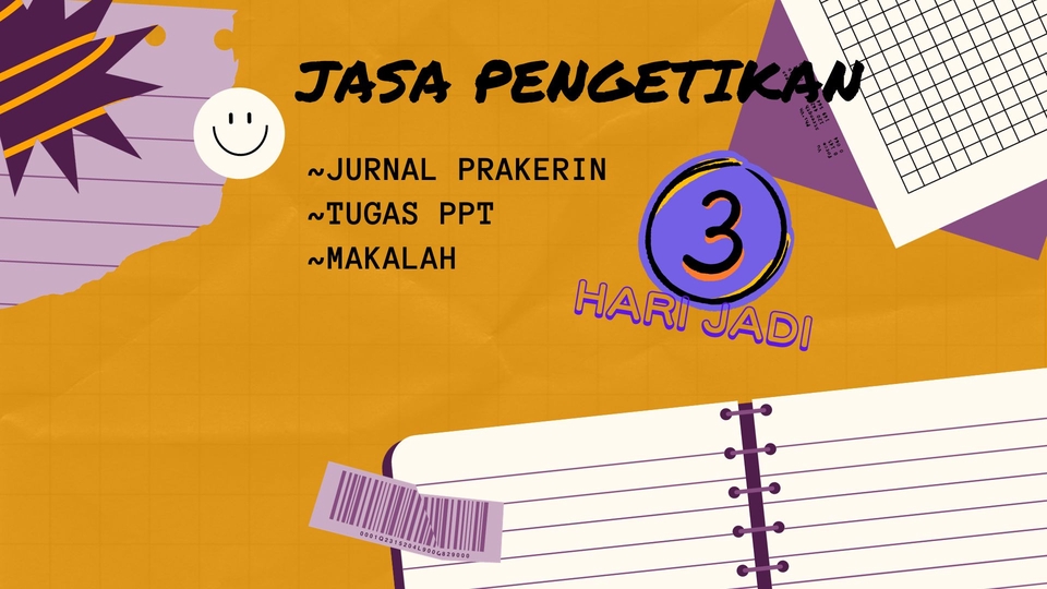 Jasa Pengetikan Online Cepat dan Akurat - Jasa pembuatan jurnal prakerin, dan tugas lainnya. MURAH dan TERJANGKAU