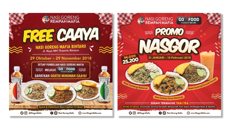 Banner Online - Desain Feed/ Konten Media Sosial (Food & Beverage) Dll. - 7