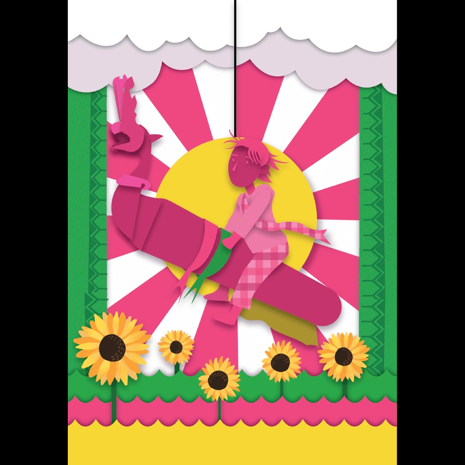 ภาพประกอบเวกเตอร์ - วาด/ดีไซน์ ภาพประกอบ โปสเตอร์ ปกหนังสือ โปสการ์ด คาร์เรคเตอร์ - 13