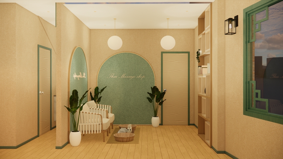 รับทำภาพ 3d perspective ออกแบบร้านค้า 3d โมเดลบ้าน 3 มิติ ราคาถูก