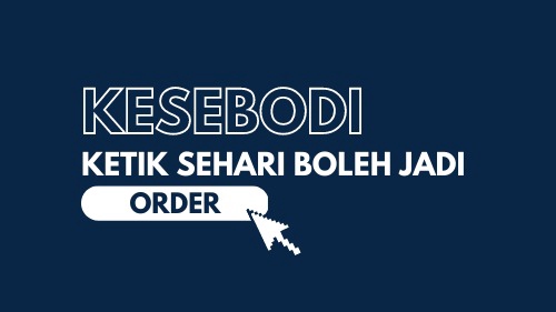 Pengetikan Umum - JASA KETIK SEHARI BOLEH JADI (KESEBODI): data entri, makalah, dan laporan praktikum - 1