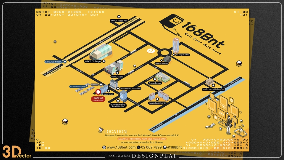 วาดแผนที่ - Map Design ออกแบบแผนที่ งานดี มีสไตล์ - 27