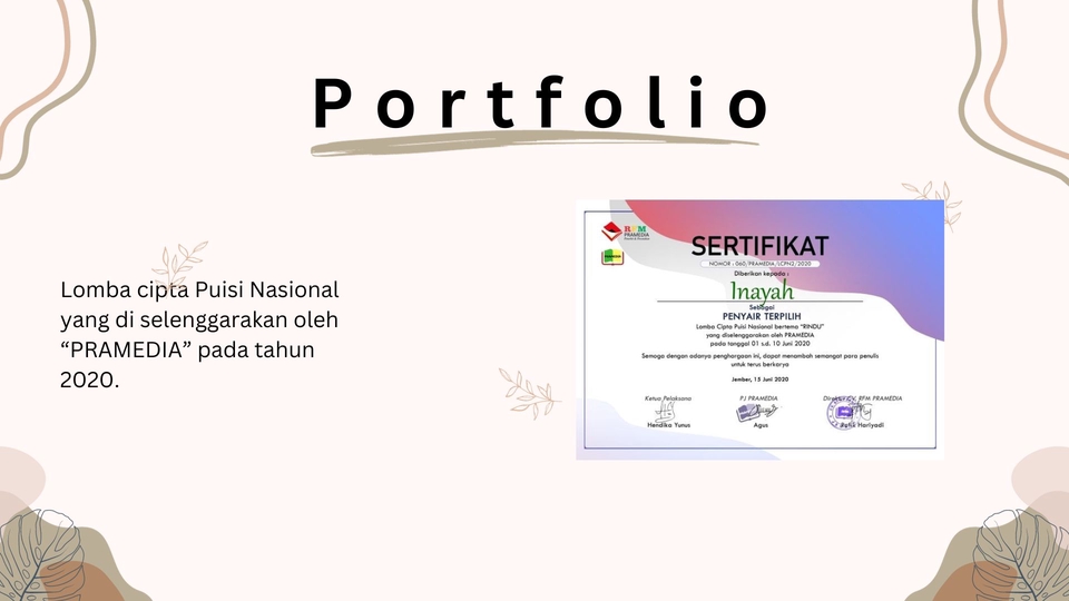 Penulisan Konten - Penulisan Cerpen dan Puisi  - 5