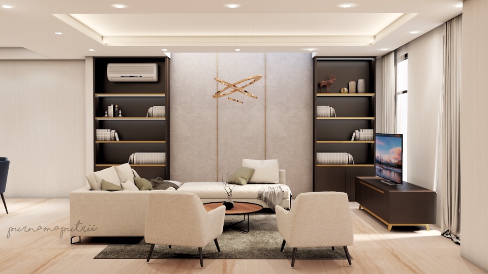 3D & Perspektif - 3D Modeling, Desain Interior, Interior Rendering - 8