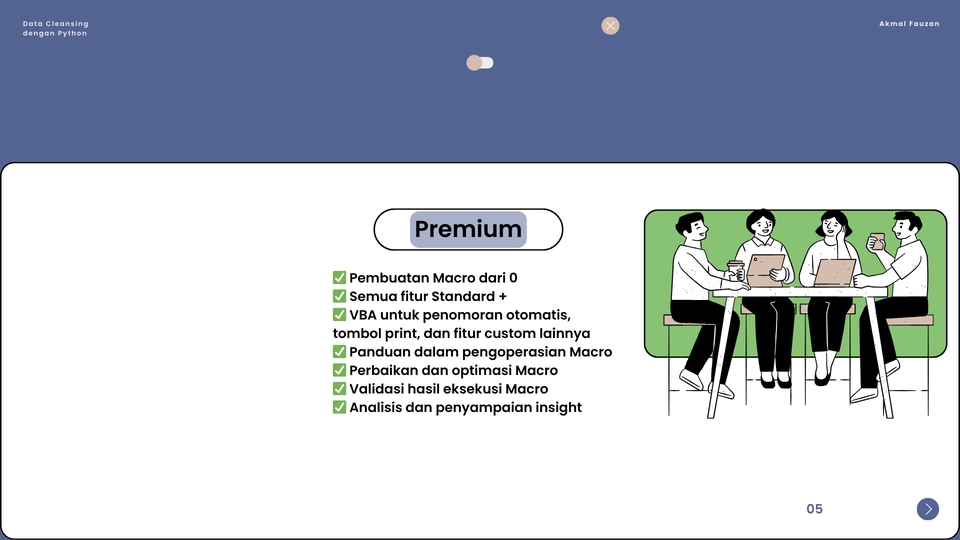 Jasa pembuatan Macro Excel, fitur analisis data,  VBA, dan pengolahan data dengan Excel.