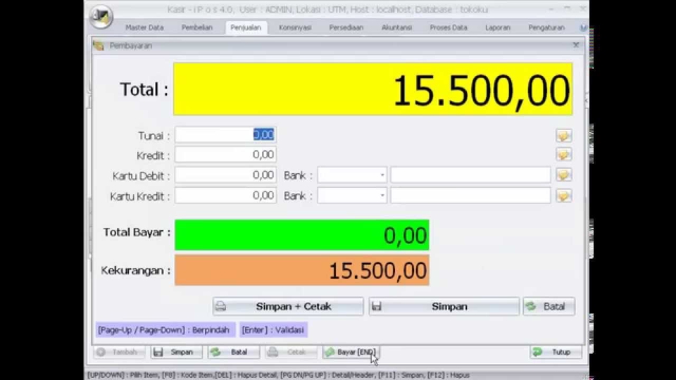 Aplikasi Desktop - Program Toko Ipos Skala Minimart - 2