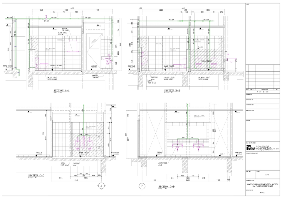 CAD Drawing - Mechanical Plambing System - 9