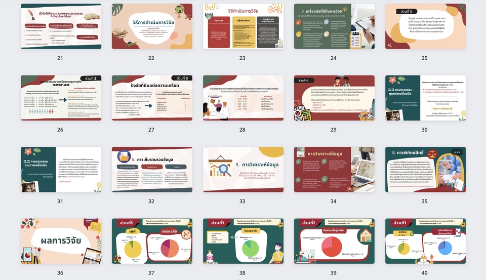 Presentation - รับทำ Presentation งานนำเสนอน่ารักๆ สวยงาม น่าสนใจ - 8