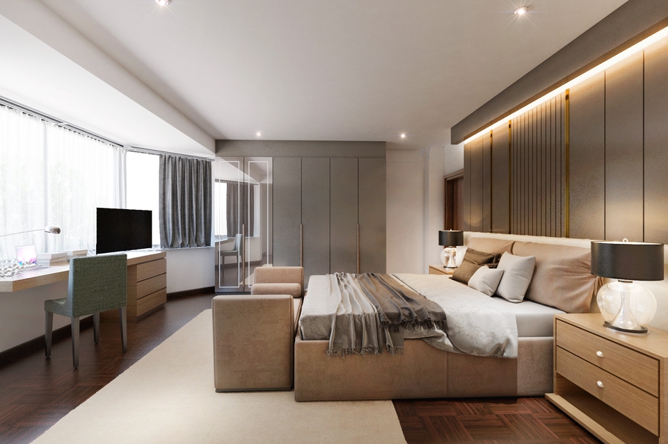 3D Perspective - ออกแบบ ทำภาพ 3D Perspective งานภายใน Interior - 14
