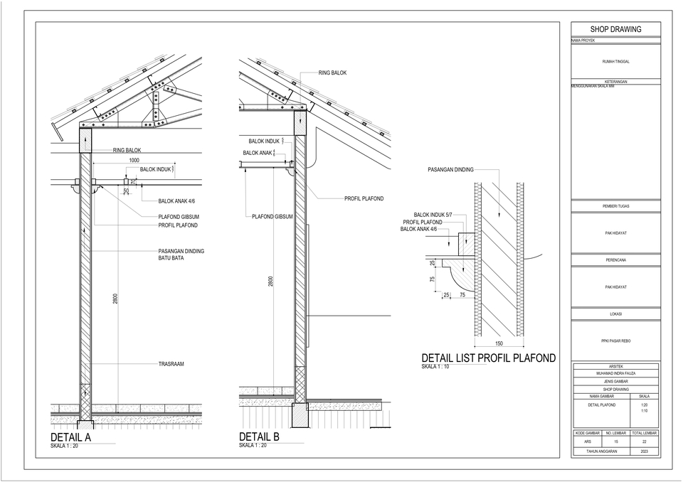 CAD Drawing - CAD Drawing | Jasa Gambar 2D Kerja Arsitektur / Furnitur Ringkas Dan Tepat! - 10