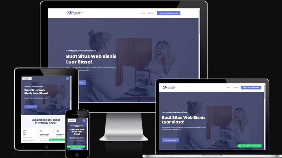 Jasa Pembuatan Website Terbaik dan Profesional - Jasa Pembuatan Website Profil Perusahaan (Bonus Setting Plugin SEO)