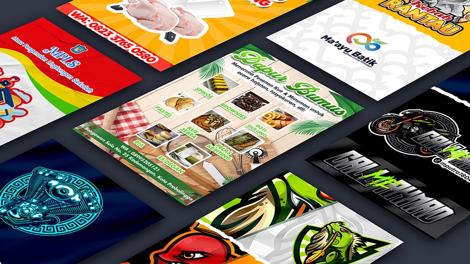 Jasa Desain Banner Instagram, desain banner unik dan keren untuk promosi website atau toko online.