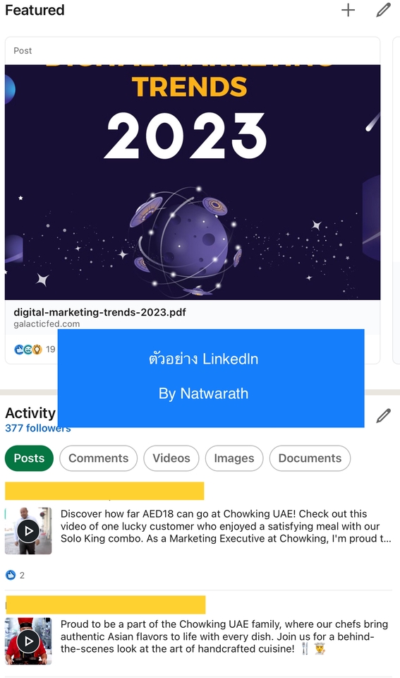 อื่นๆ - รับออกแบบ Resume, CV และ Linkedln (ENG) ประสบการณ์ทำงานต่างประเทศกับบริษัทต่างชาติมากกว่า 3 ปี - 8