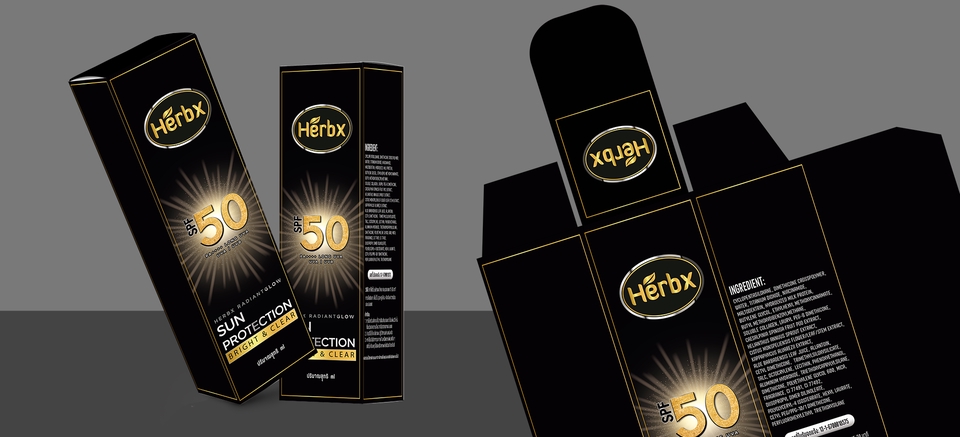 ออกแบบแพคเกจจิ้ง ครีมกันแดด บรรจุภัณฑ์ ครีมกันแดด แพคเกจจิ้ง