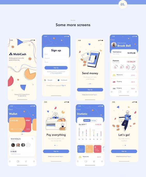 Pembuatan UI/UX Design Mobile App Android & IOS
