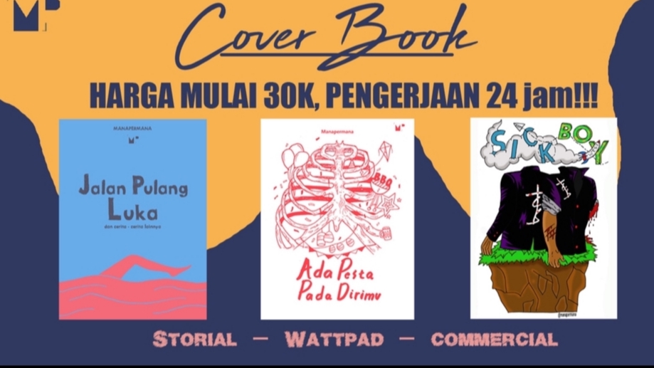 Digital Printing - Desain Cover Buku. Harga mulai 30k, Pengerjaan 24 jam! - 1