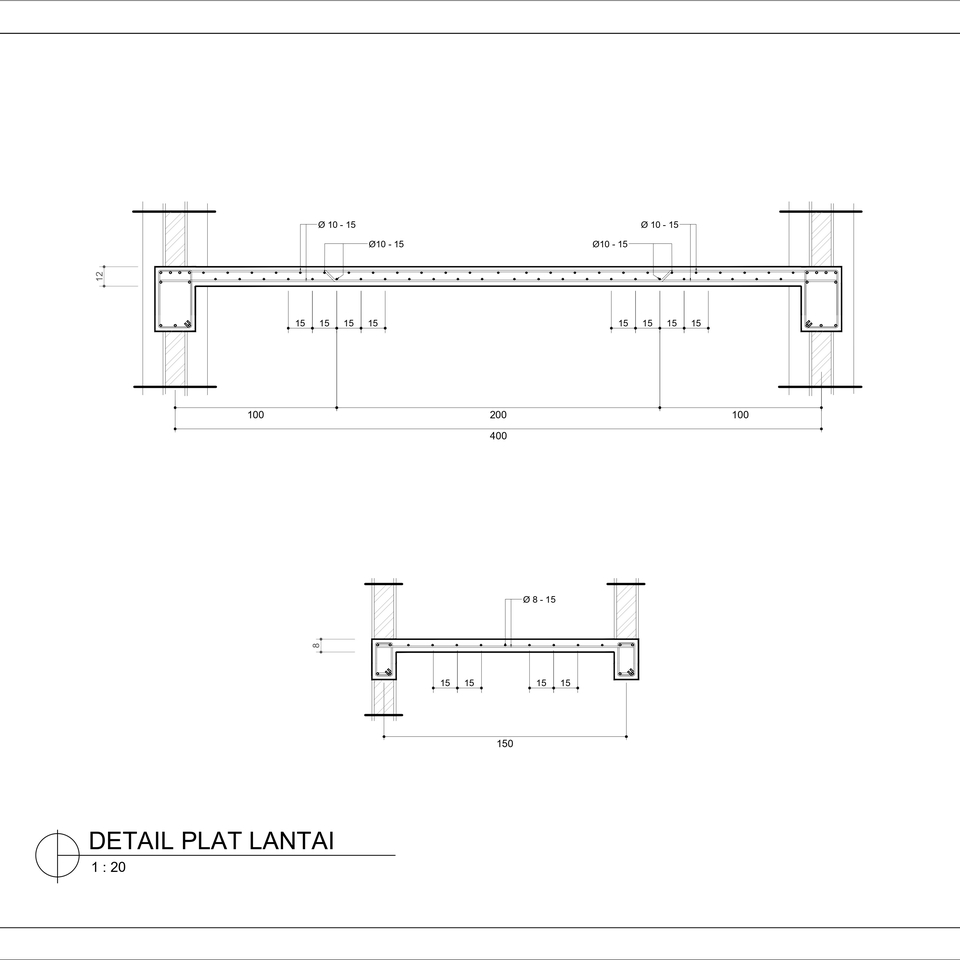 Jasa drafter autocad murah, gambar detail plat lantai bangunan, jasa drafter freelance.