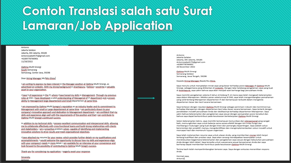 Terjemahkan Teks Anda dari English ke Indonesia/sebaliknya in 12 day
