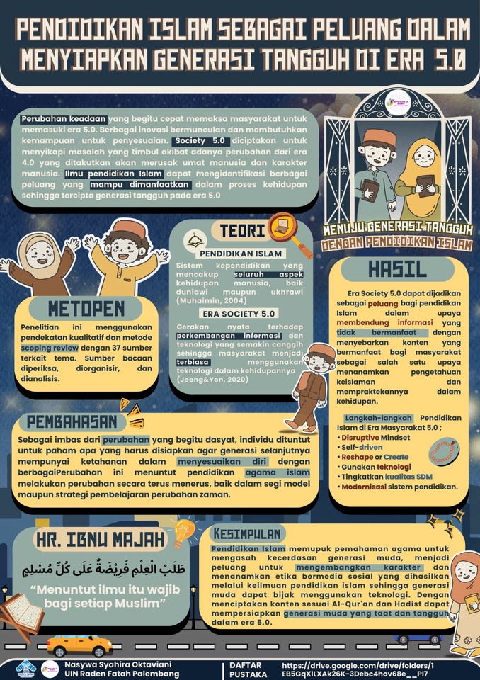 Jasa Desain Banner Instagram untuk Promosikan Peluang Pendidikan Islam di Era 5.0.