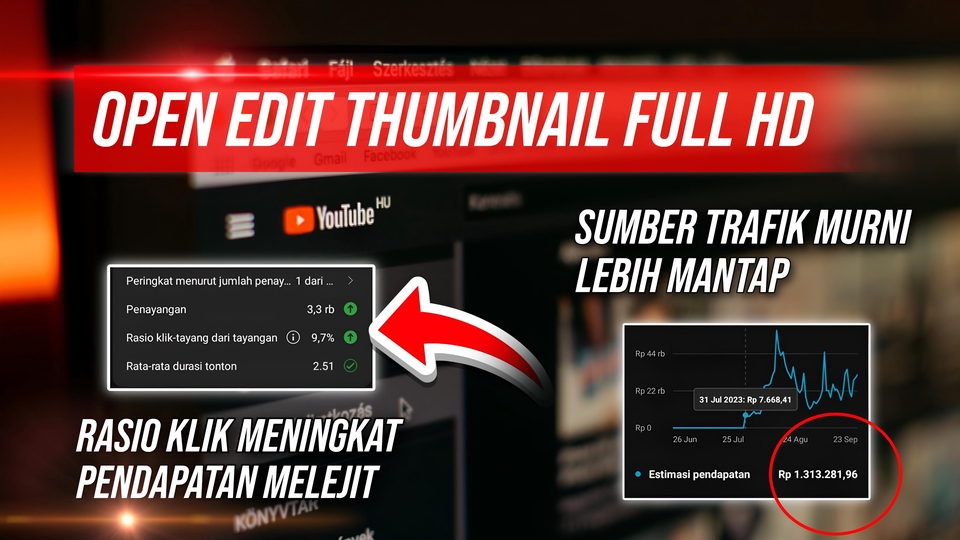 Banner Online - Jasa Edit Thumbnail YouTube Full HD - 1