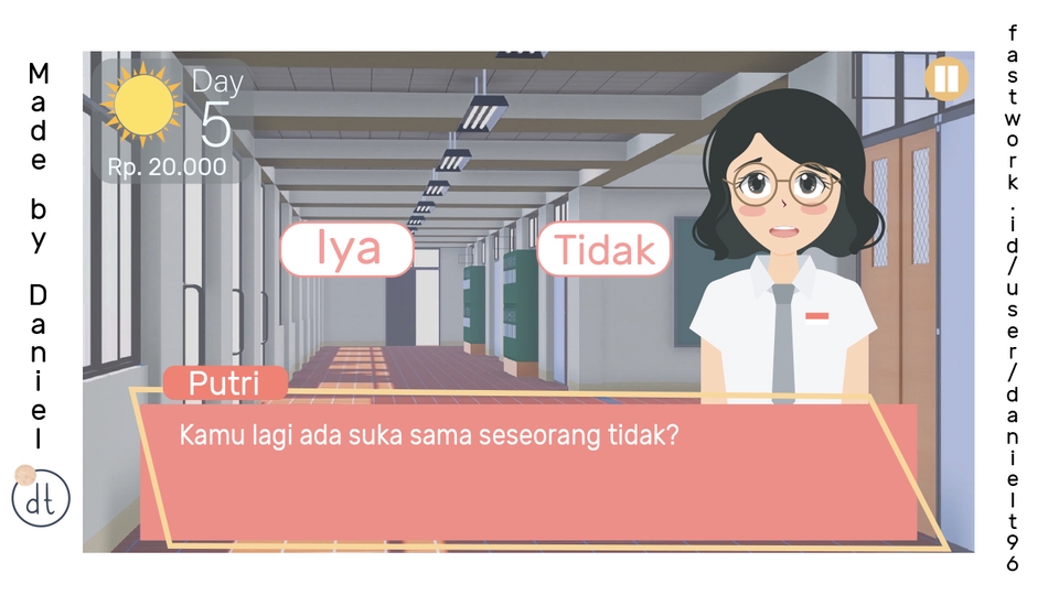 Pembuatan Game - Jasa Membuat Game Visual Novel & Media Interaktif HQ ( Android, HTML5 website, PC komputer) - 20